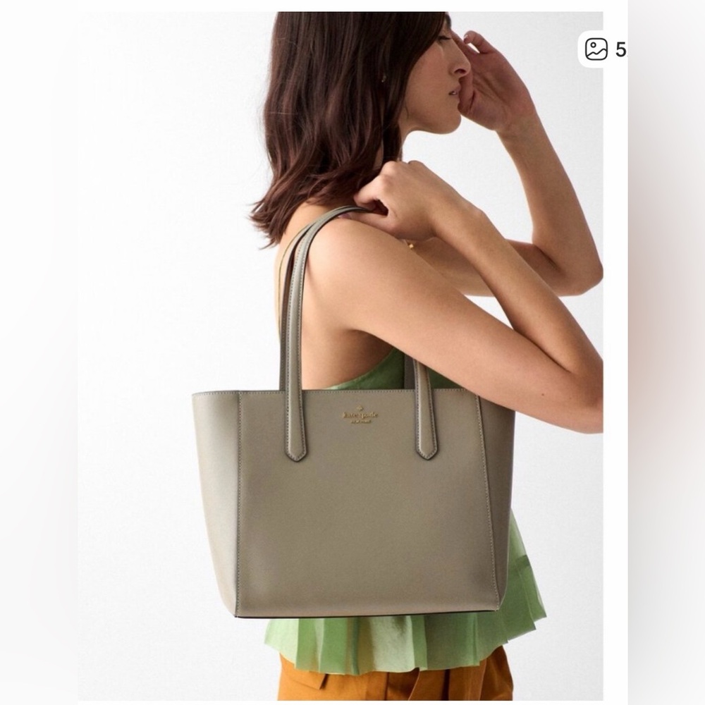 Kate Spade Staci, Medium‎ Tote in Oyster NEW in packaging